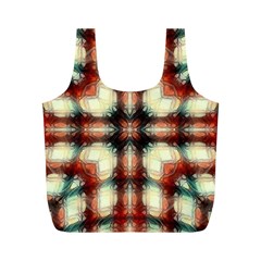 Royal Plaid  Full Print Recycle Bag (m) by LW41021