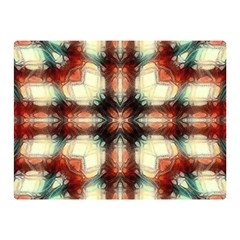 Royal Plaid  Double Sided Flano Blanket (mini)  by LW41021