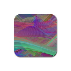 Color Winds Rubber Square Coaster (4 Pack) 