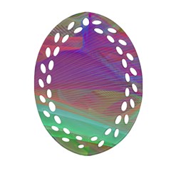 Color Winds Ornament (oval Filigree)