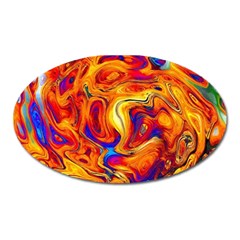 Sun & Water Oval Magnet by LW41021