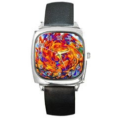 Sun & Water Square Metal Watch by LW41021