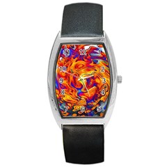 Sun & Water Barrel Style Metal Watch by LW41021