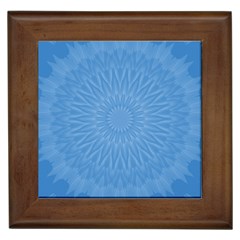 Blue Joy Framed Tile by LW41021