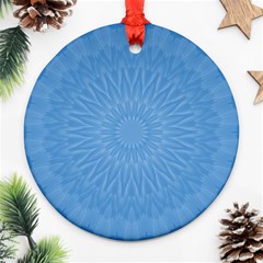 Blue Joy Ornament (round) by LW41021