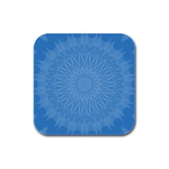 Blue Joy Rubber Square Coaster (4 Pack) 