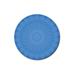 Blue Joy Rubber Coaster (round) 