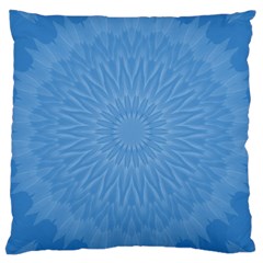 Blue Joy Large Cushion Case (one Side)