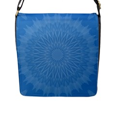 Blue Joy Flap Closure Messenger Bag (l)