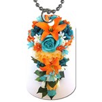 Spring Flowers Dog Tag (Two Sides) Front