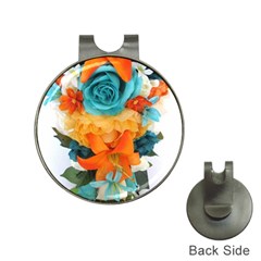 Spring Flowers Hat Clips With Golf Markers