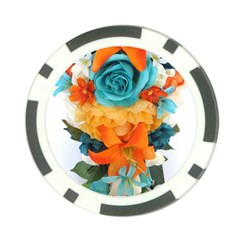 Spring Flowers Poker Chip Card Guard by LW41021