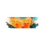 Spring Flowers Satin Scarf (Oblong) Front