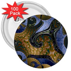 Sea Of Wonder 3  Buttons (100 Pack)  by LW41021