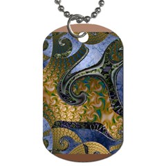 Sea Of Wonder Dog Tag (two Sides) by LW41021