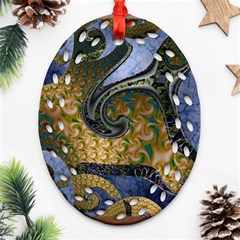 Sea Of Wonder Ornament (oval Filigree)