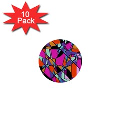 Abstract  1  Mini Buttons (10 Pack) 