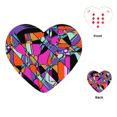 Abstract  Playing Cards Single Design (heart)