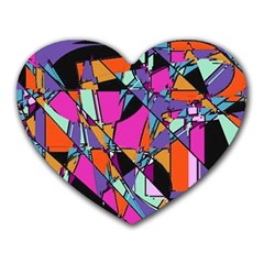 Abstract  Heart Mousepads by LW41021