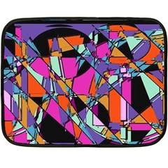 Abstract  Double Sided Fleece Blanket (mini)  by LW41021