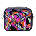 Abstract  Mini Toiletries Bag (Two Sides) Front