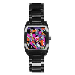 Abstract  Stainless Steel Barrel Watch by LW41021