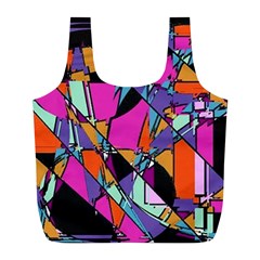 Abstract  Full Print Recycle Bag (l) by LW41021