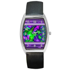 Feathery Winds Barrel Style Metal Watch by LW41021