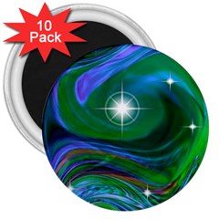 Night Sky 3  Magnets (10 Pack)  by LW41021