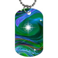 Night Sky Dog Tag (one Side) by LW41021