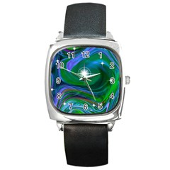 Night Sky Square Metal Watch by LW41021