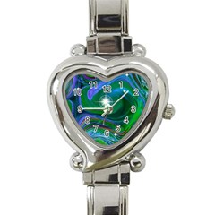 Night Sky Heart Italian Charm Watch by LW41021