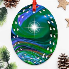 Night Sky Ornament (oval Filigree)