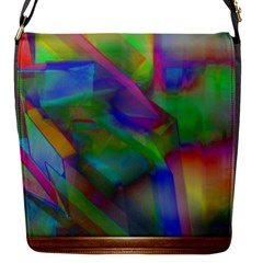 Prisma Colors Flap Closure Messenger Bag (s)