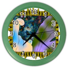 Jungle Lion Color Wall Clock by LW41021