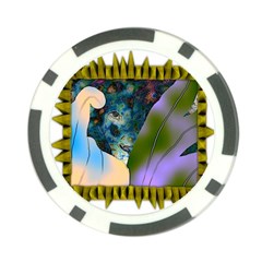 Jungle Lion Poker Chip Card Guard by LW41021