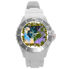 Jungle Lion Round Plastic Sport Watch (l) by LW41021