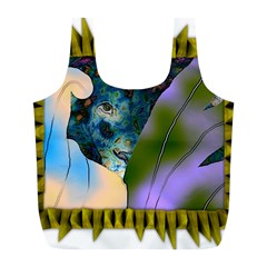 Jungle Lion Full Print Recycle Bag (l) by LW41021