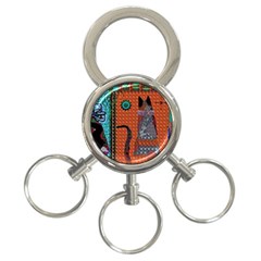 Cats 3-ring Key Chain by LW41021