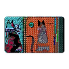 Cats Magnet (rectangular) by LW41021