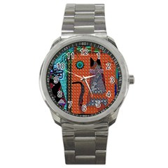 Cats Sport Metal Watch by LW41021