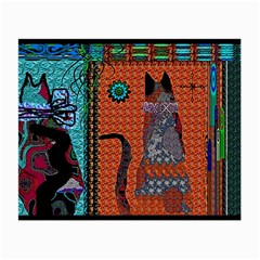 Cats Small Glasses Cloth (2 Sides) by LW41021