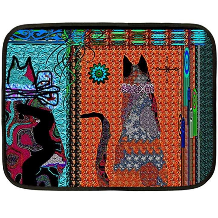 Cats Fleece Blanket (Mini)