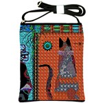 Cats Shoulder Sling Bag Front