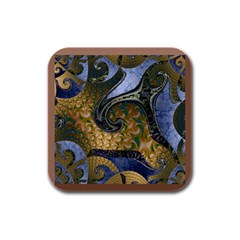 Sea Of Wonder Rubber Square Coaster (4 Pack)  by LW41021