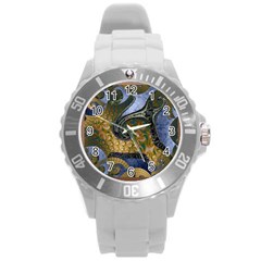 Sea Of Wonder Round Plastic Sport Watch (l) by LW41021