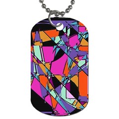 Abstract Dog Tag (one Side) by LW41021