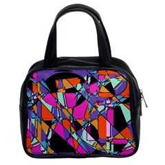 Abstract Classic Handbag (two Sides) by LW41021