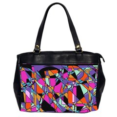 Abstract Oversize Office Handbag (2 Sides) by LW41021