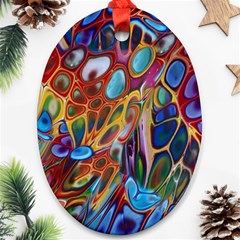 Colored Summer Ornament (oval)